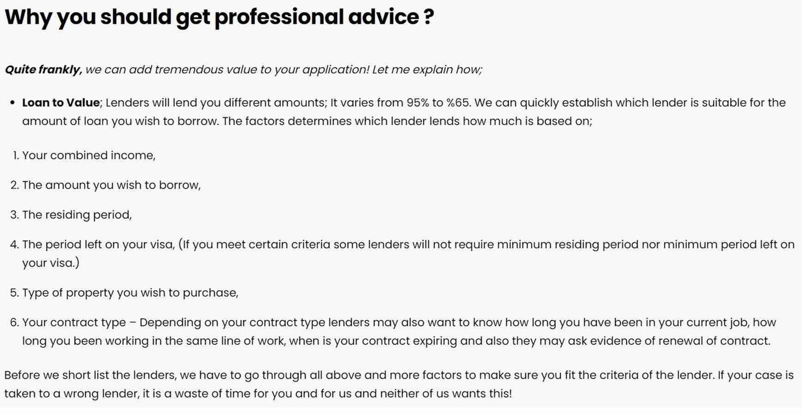 Why should I use mortgage adviser